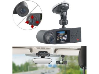 Caméra embarquée Full HD 360° avec 2 caméras et accéléromètre MDV-5500.dual (Reconditionné)
